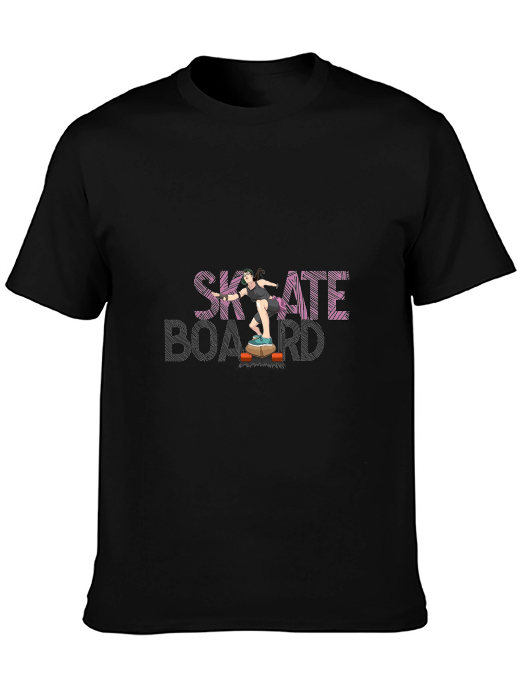 Skateboard Tee - Cool Graphic Print