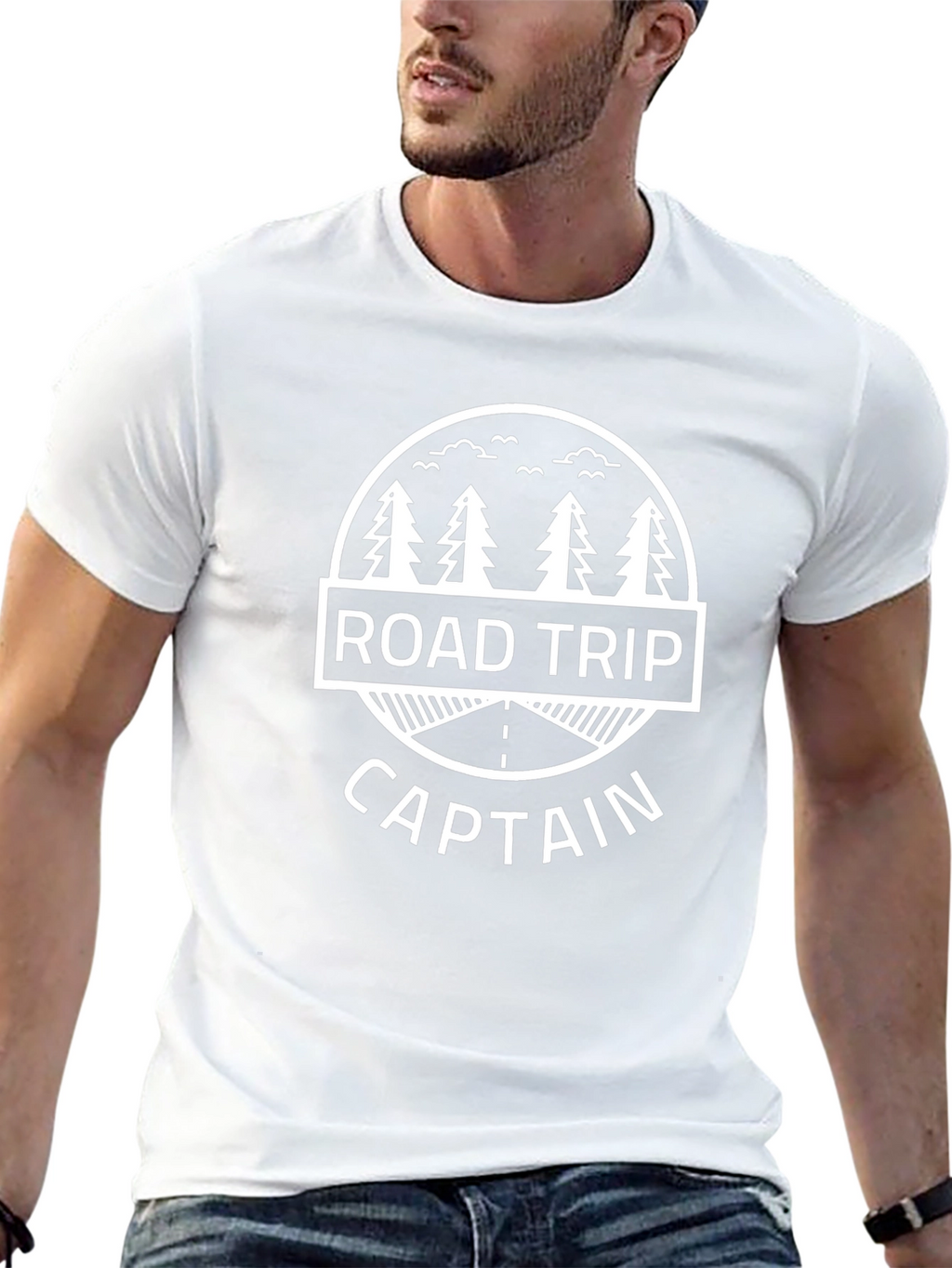 Road Trip Captain Black T-Shirt