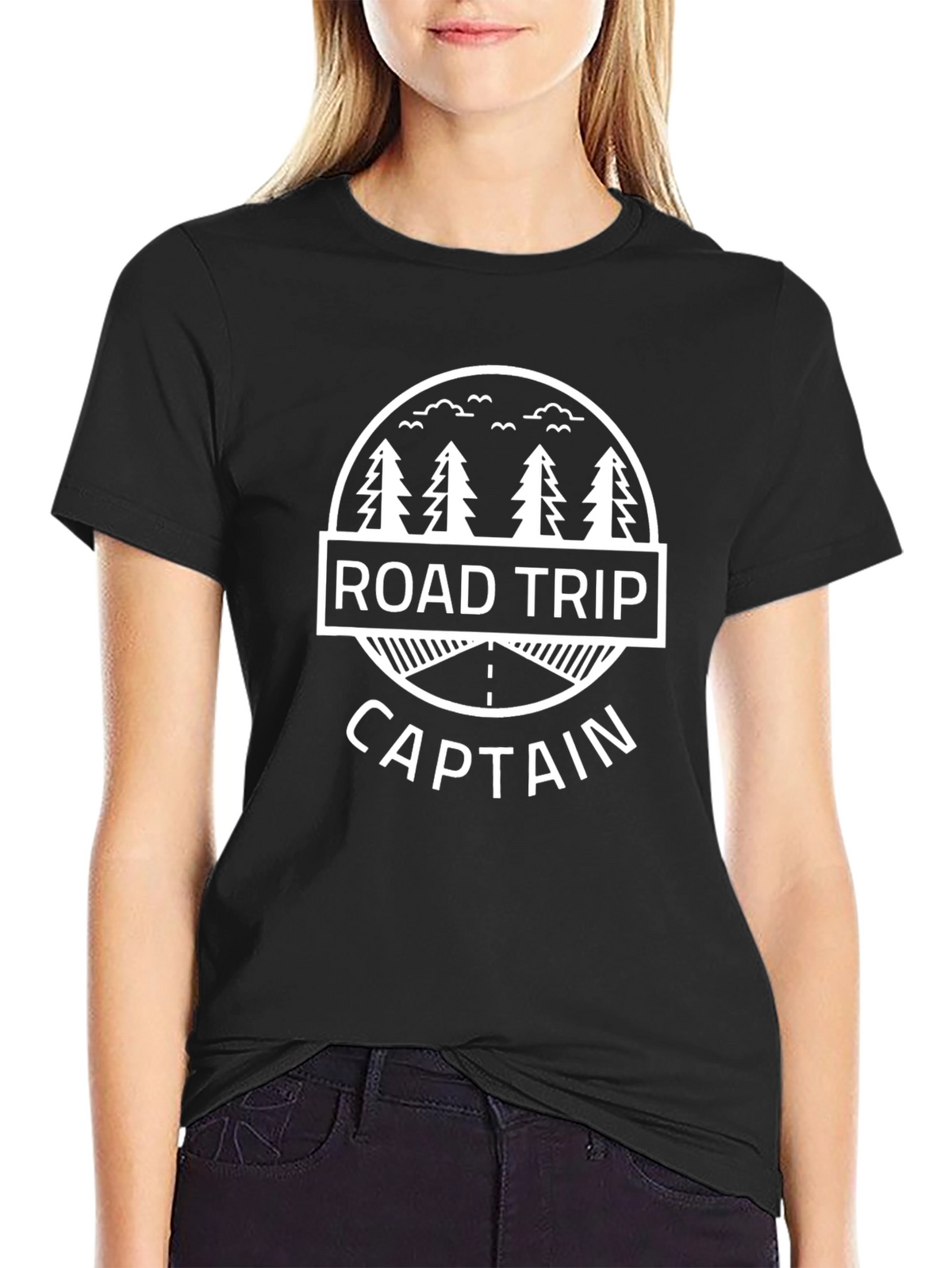 Road Trip Captain Black T-Shirt