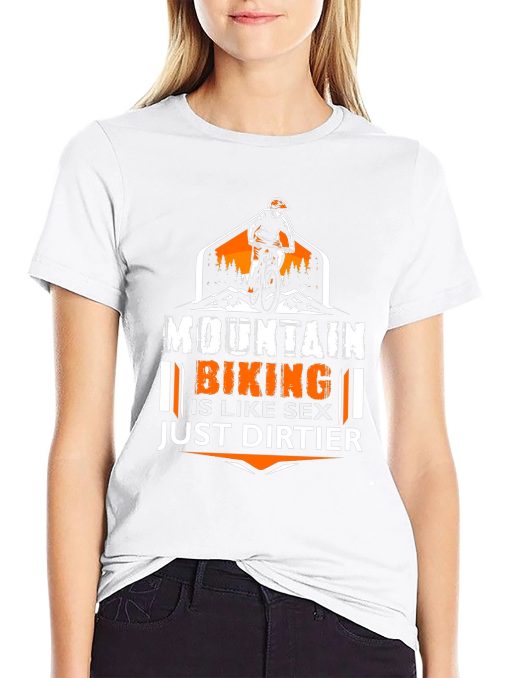 Mountain Biking Graphic Tee - Just Dirtier!