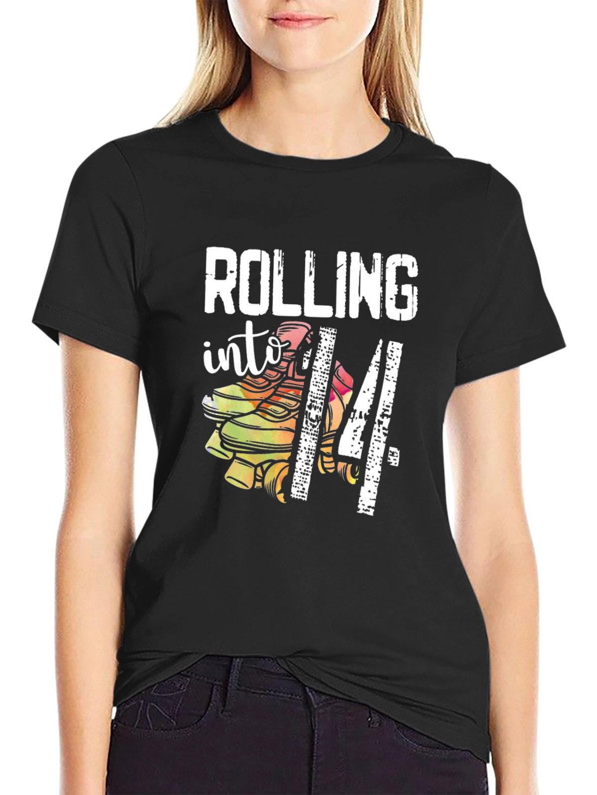 Rolling Into 14 Birthday T-Shirt
