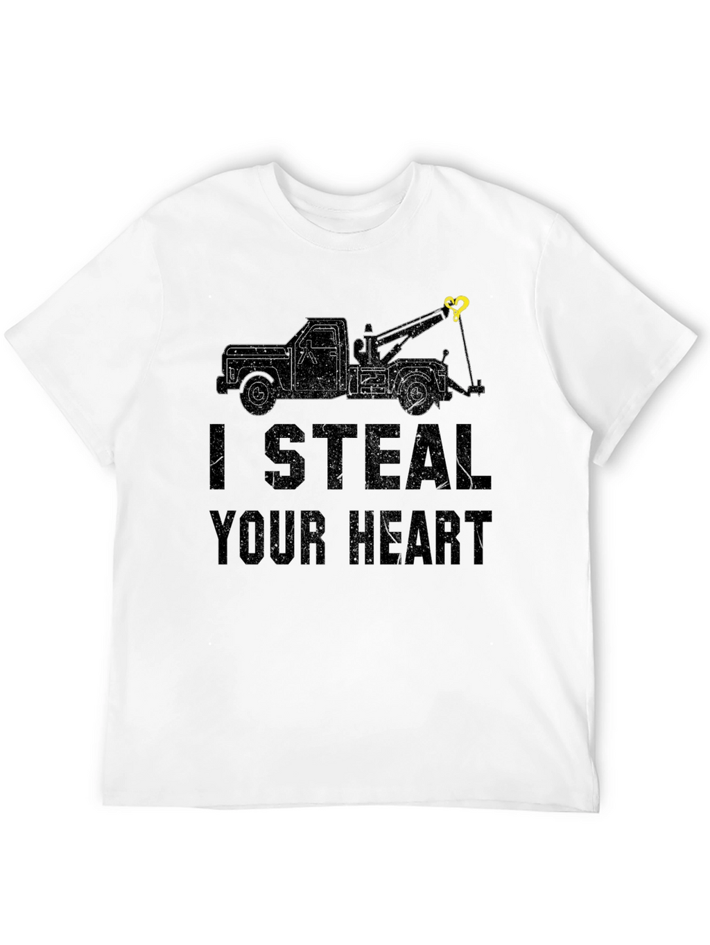 I Steal Your Heart Tow Truck Graphic Tee