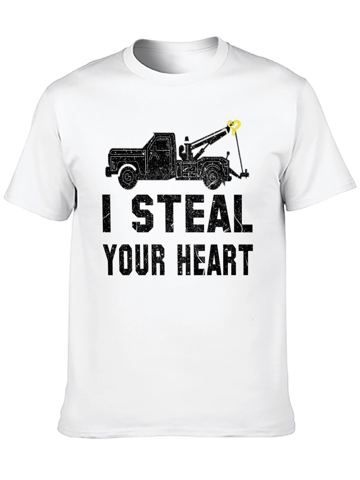 I Steal Your Heart Tow Truck Graphic Tee