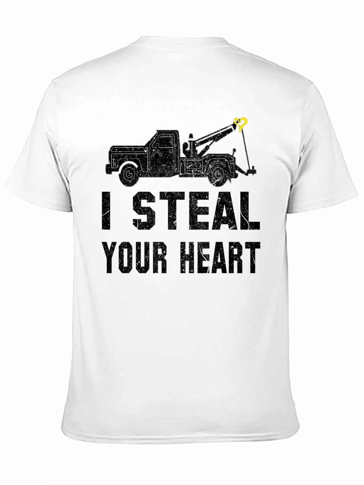 I Steal Your Heart Tow Truck Graphic Tee