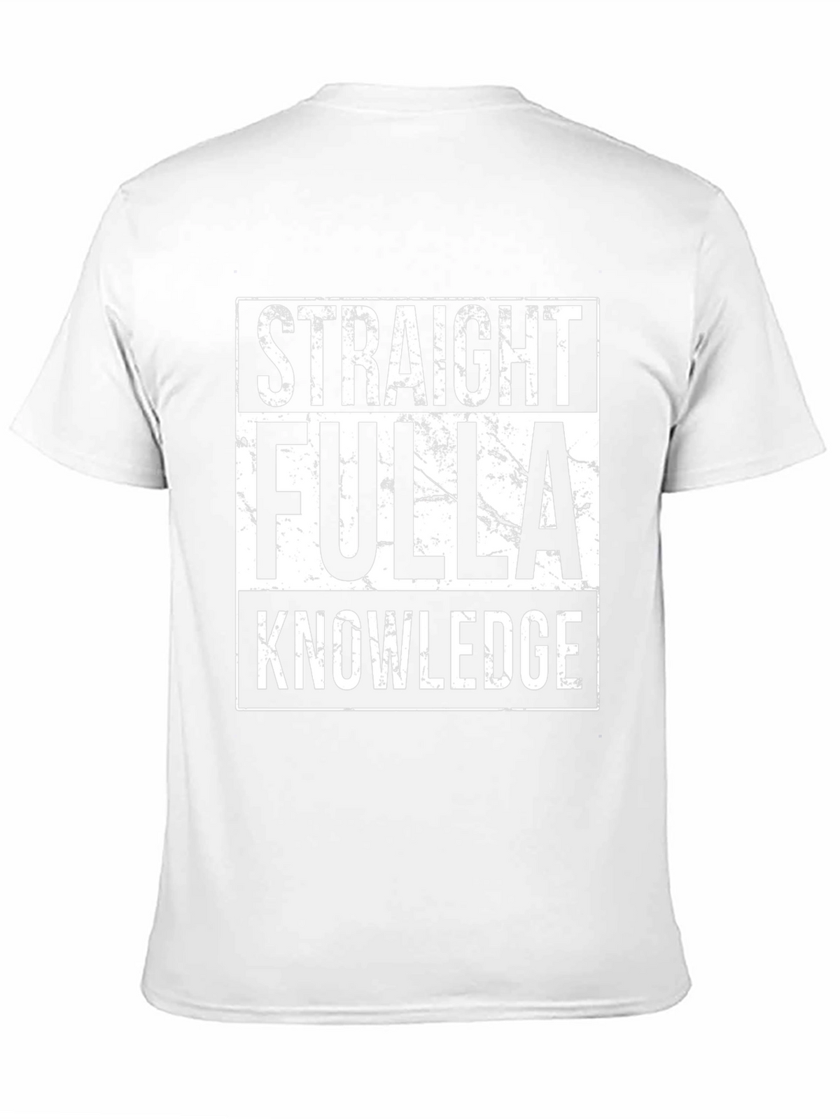 Straight Fulla Knowledge Tee - Graphic Print T-Shirt