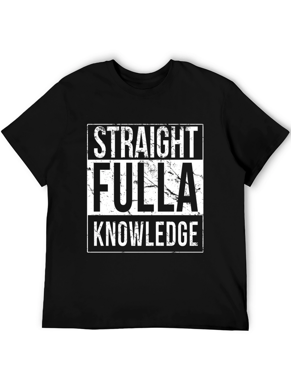 Straight Fulla Knowledge Tee - Graphic Print T-Shirt