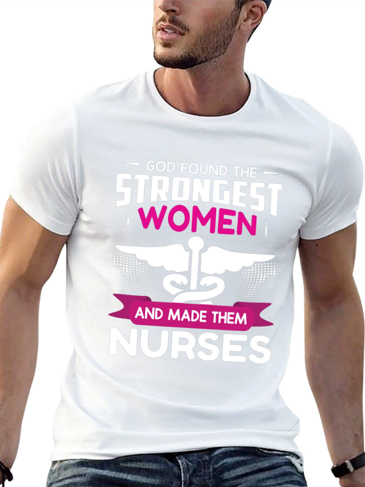 Strongest Women Nurses Graphic Tee