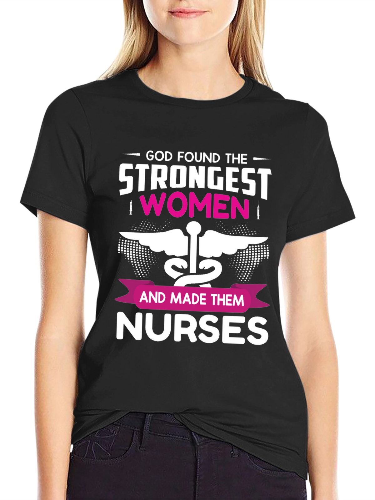 Strongest Women Nurses Graphic Tee