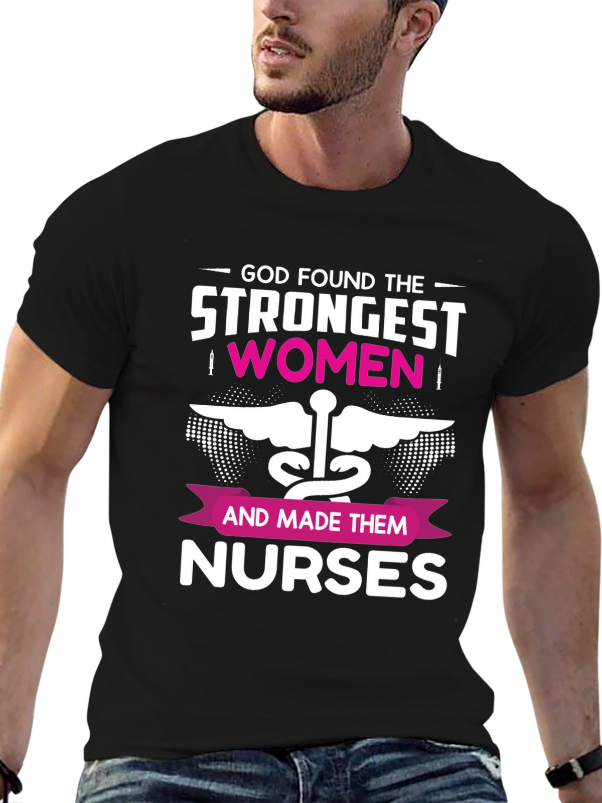 Strongest Women Nurses Graphic Tee