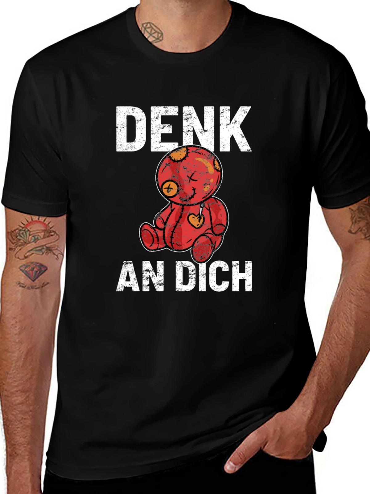 Denk An Dich Voodoo Doll T-Shirt