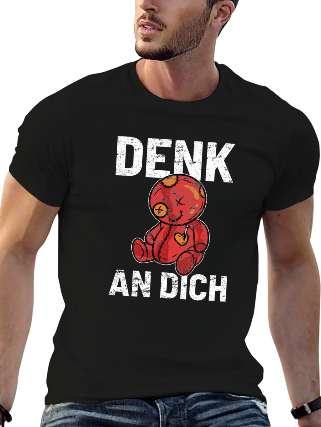 Denk An Dich Voodoo Doll T-Shirt