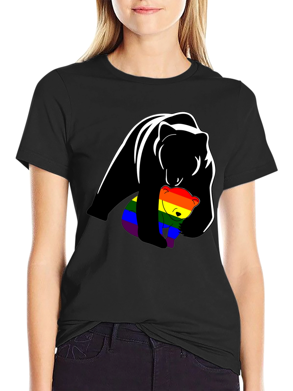 Bear Hug Pride T-Shirt - Soft Cotton Tee