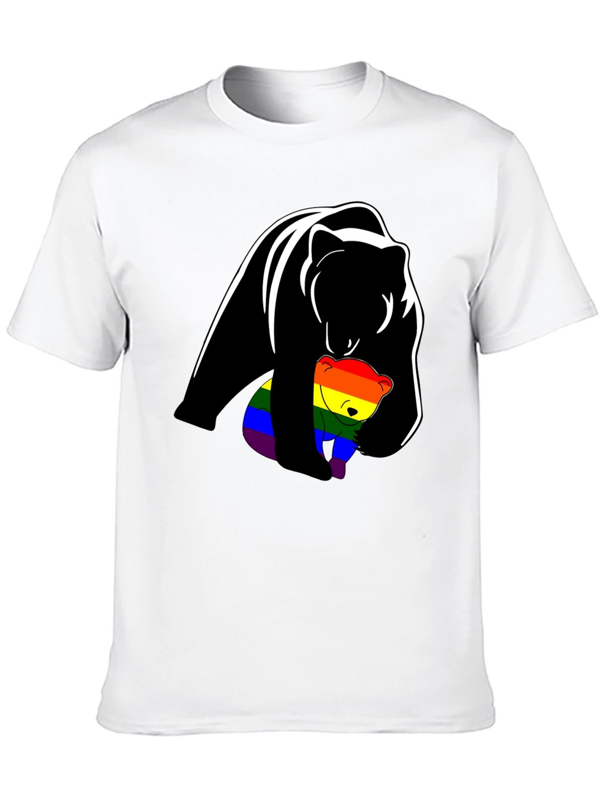 Bear Hug Pride T-Shirt - Soft Cotton Tee