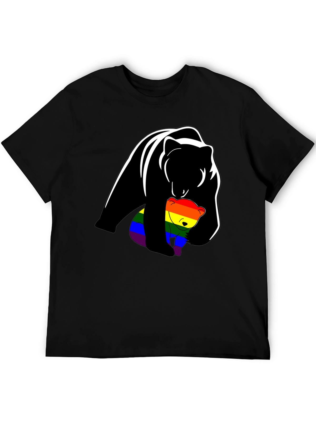 Bear Hug Pride T-Shirt - Soft Cotton Tee
