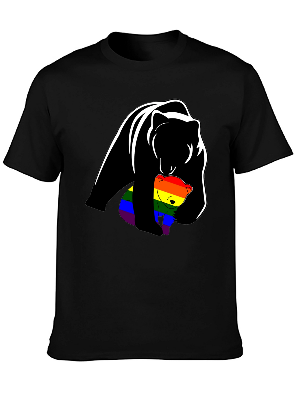 Bear Hug Pride T-Shirt - Soft Cotton Tee