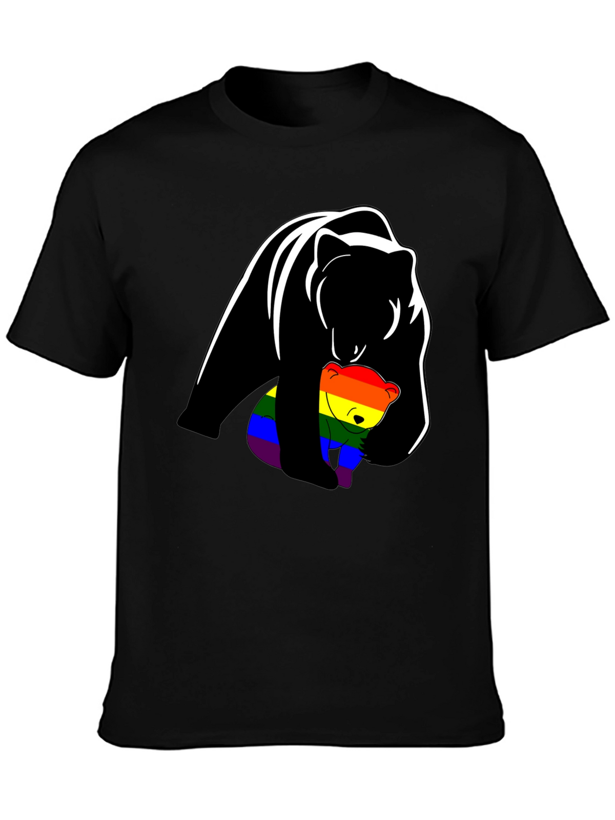 Bear Hug Pride T-Shirt - Soft Cotton Tee