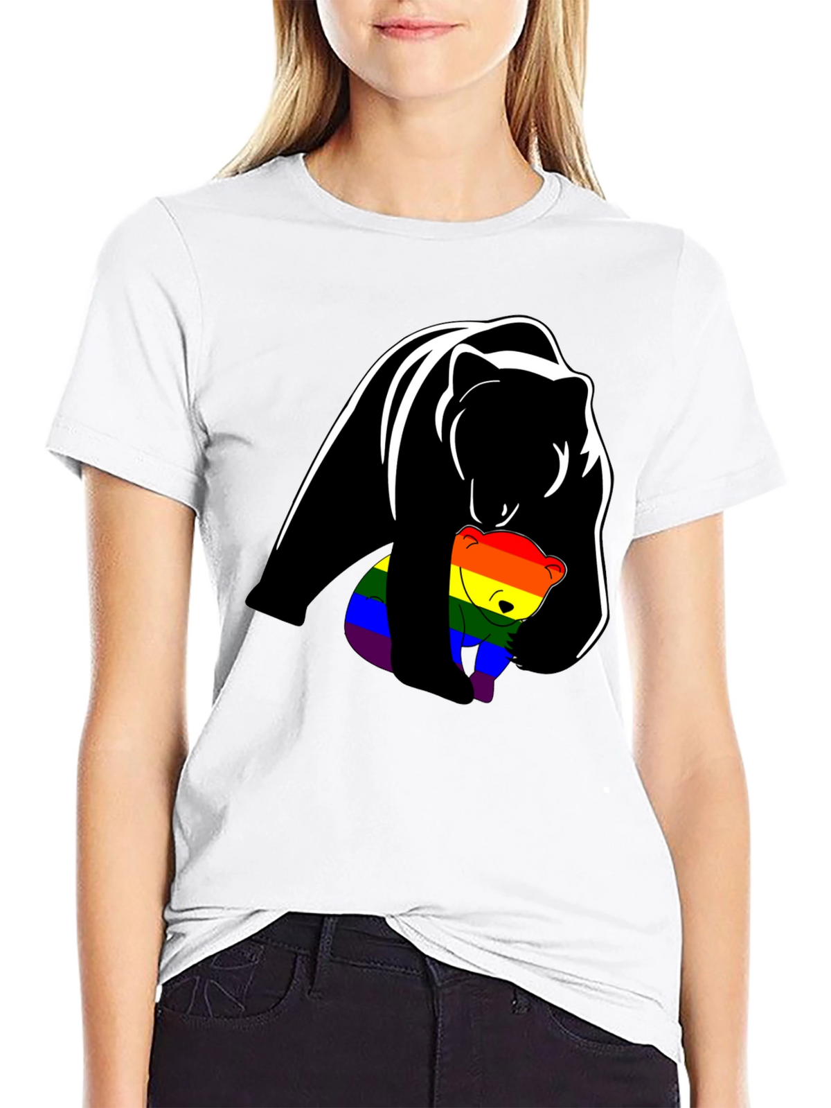 Bear Hug Pride T-Shirt - Soft Cotton Tee