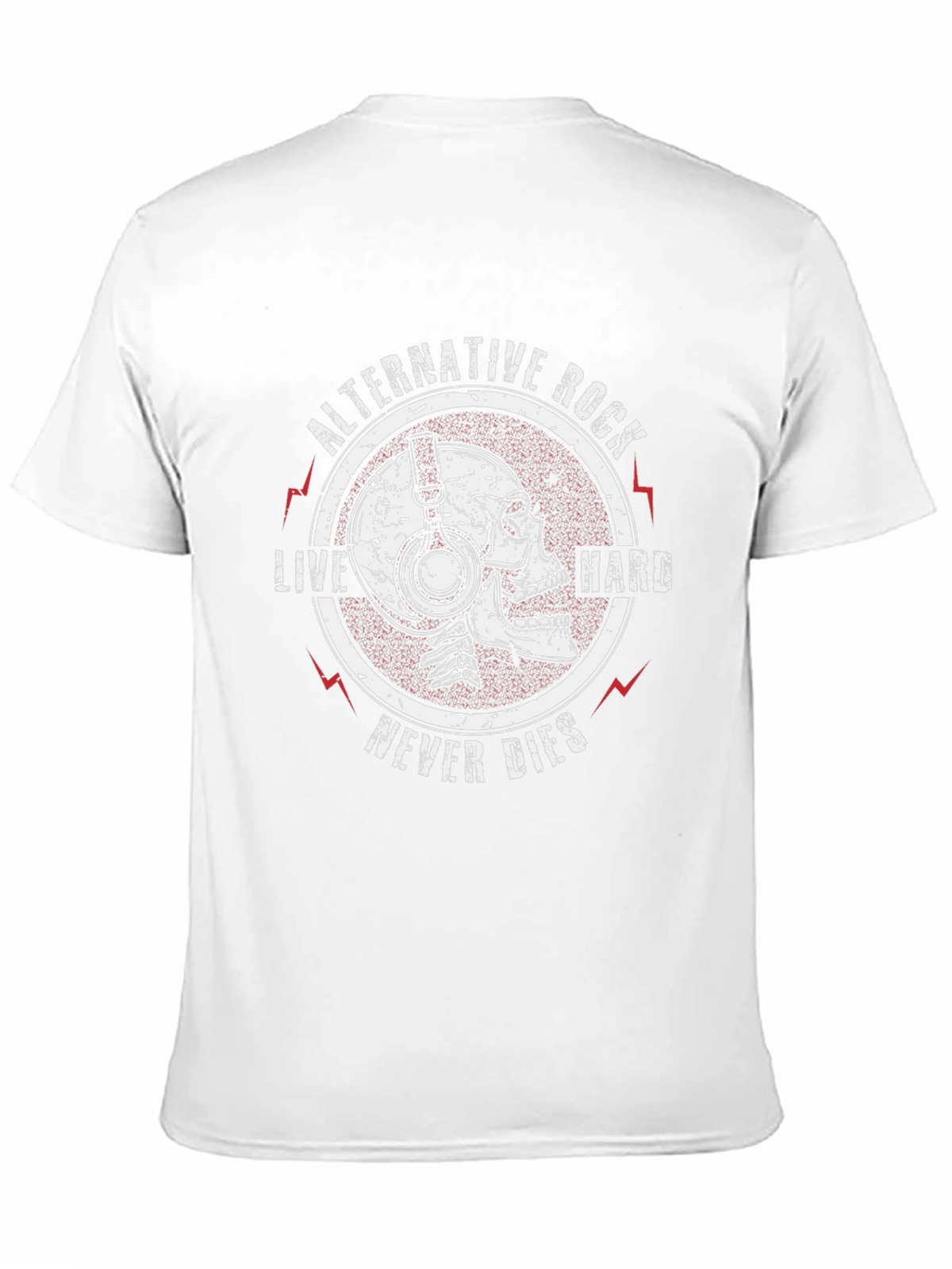 Alternative Rock Skull Graphic T-Shirt