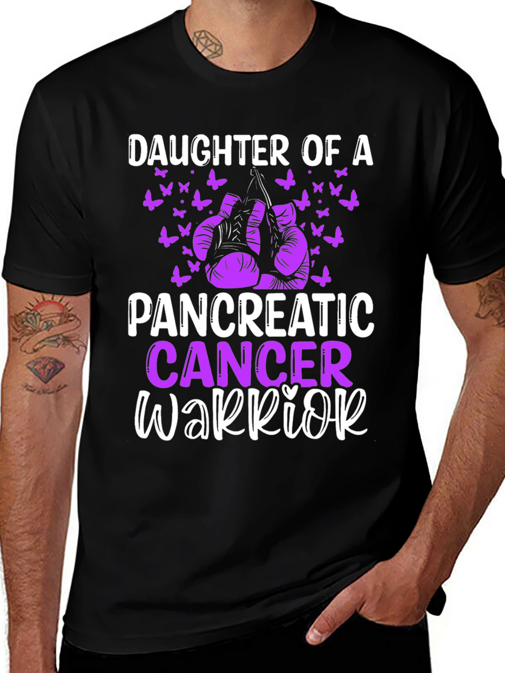 Daughter of a Pancreatic Cancer Warrior T-Shirt