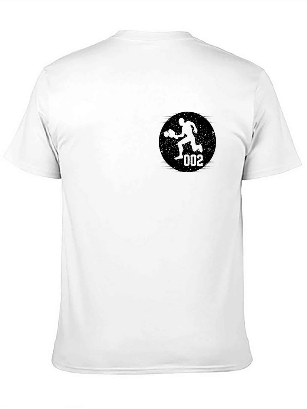 Black Pickleball Player Graphic Tee