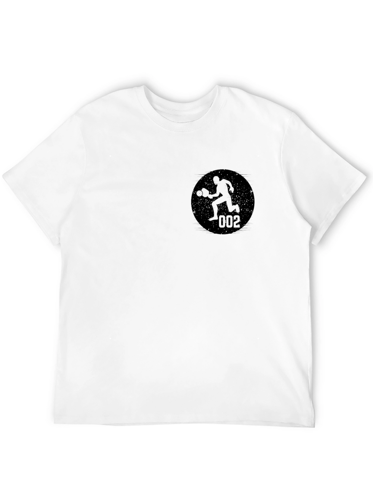 Black Pickleball Player Graphic Tee