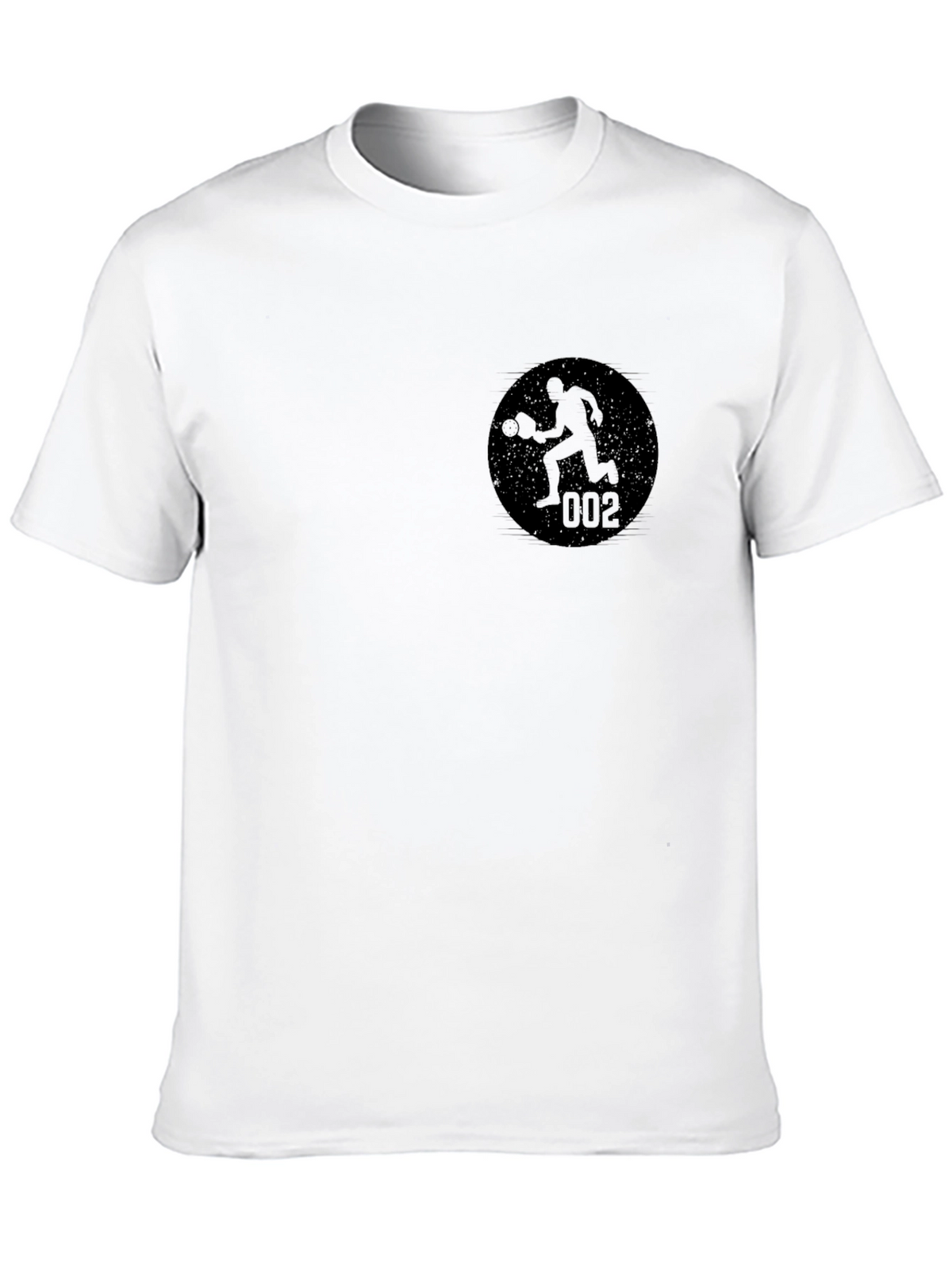 Black Pickleball Player Graphic Tee