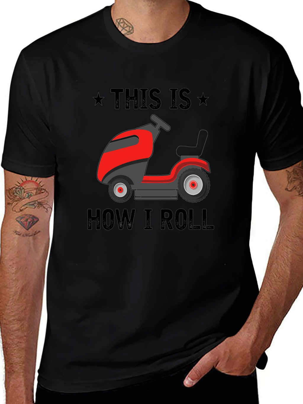 This Is How I Roll Lawn Mower T-Shirt