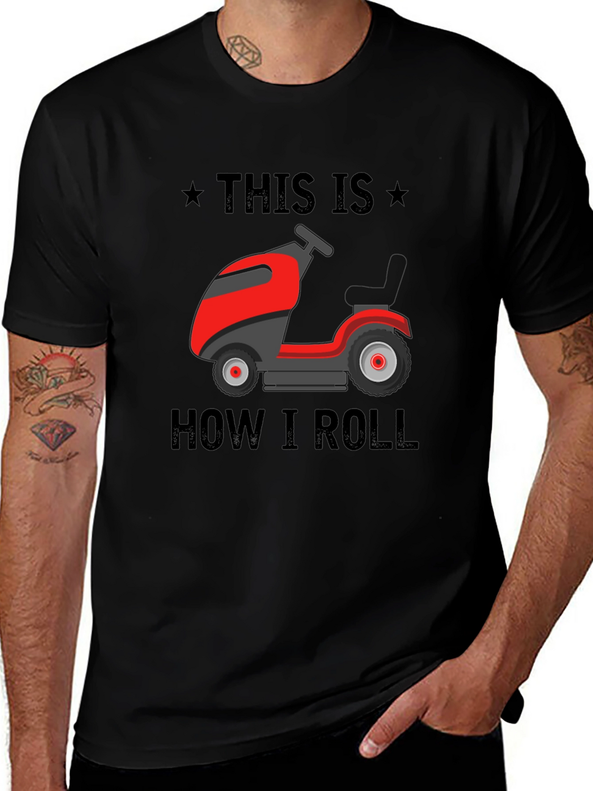 This Is How I Roll Lawn Mower T-Shirt