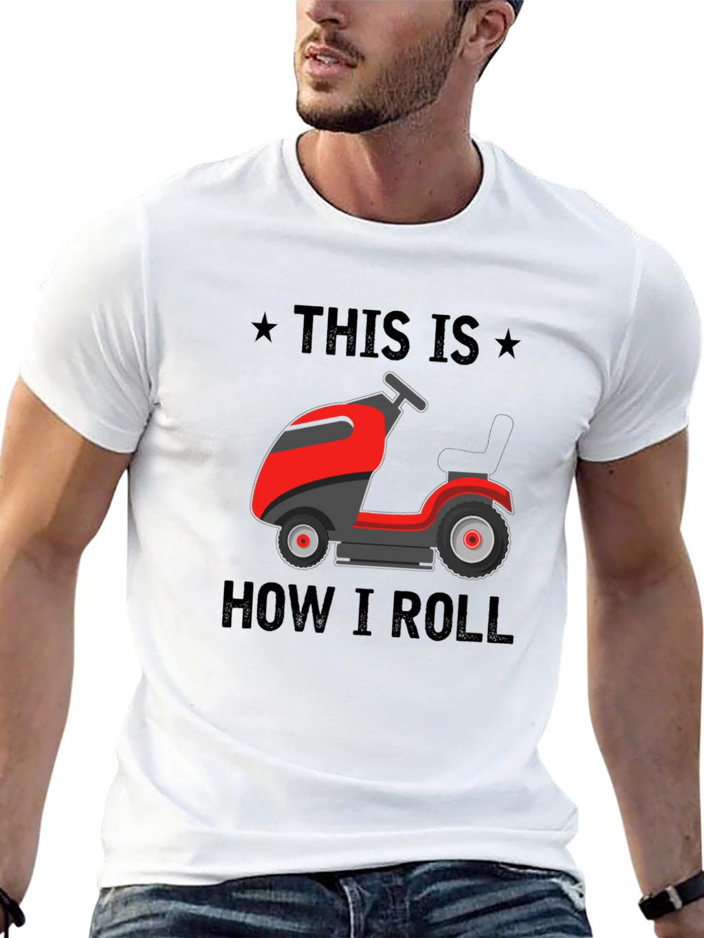 This Is How I Roll Lawn Mower T-Shirt