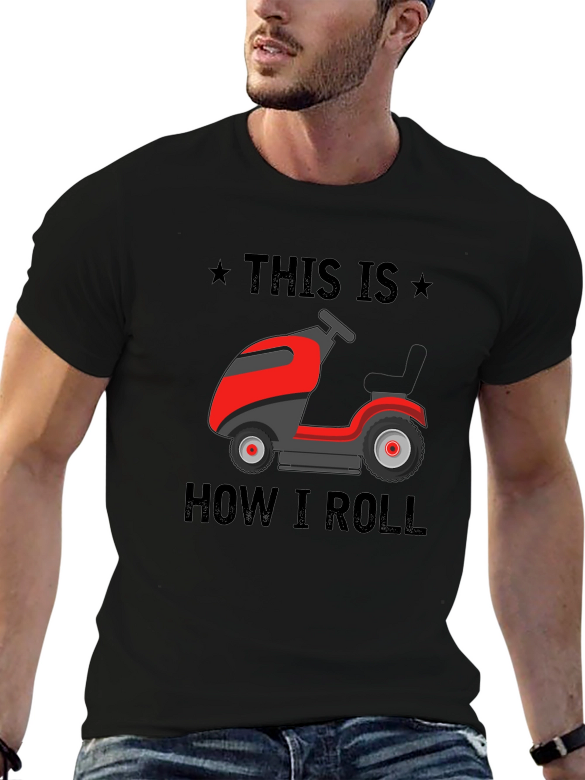 This Is How I Roll Lawn Mower T-Shirt