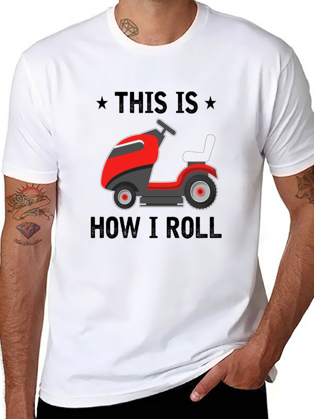 This Is How I Roll Lawn Mower T-Shirt