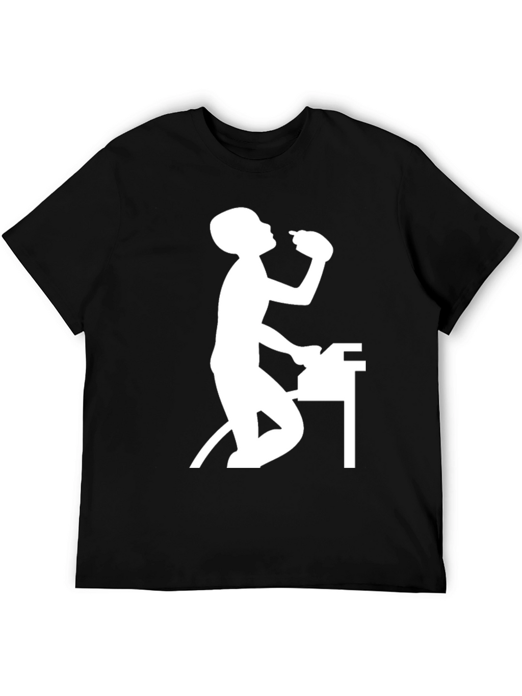 Funny Office Worker T-Shirt - Black