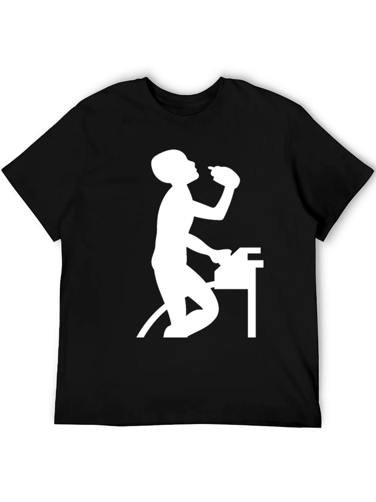 Funny Office Worker T-Shirt - Black