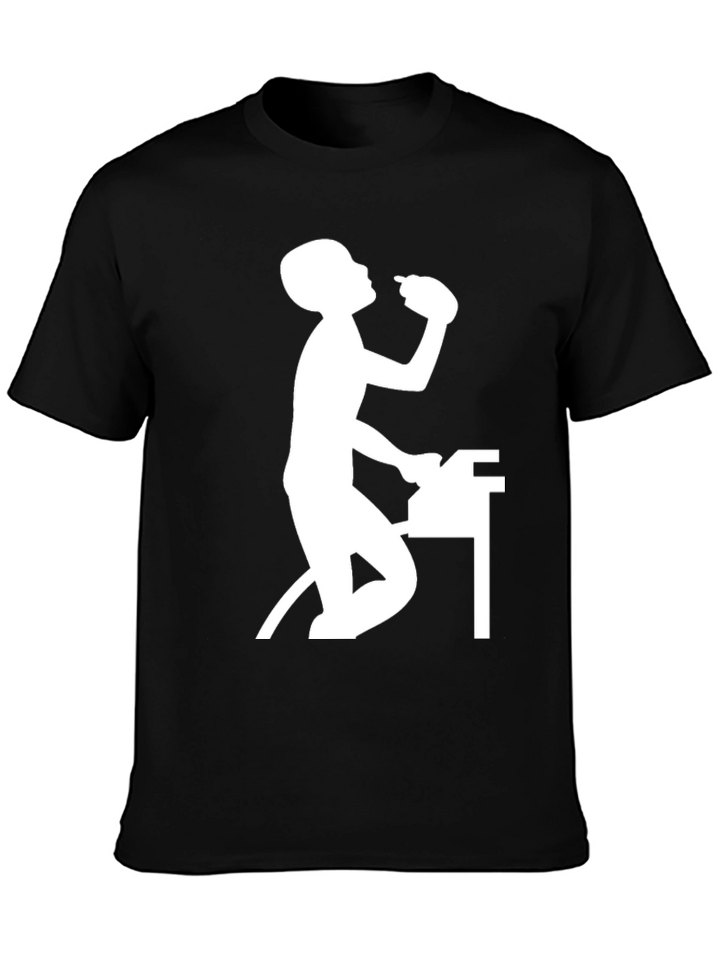 Funny Office Worker T-Shirt - Black