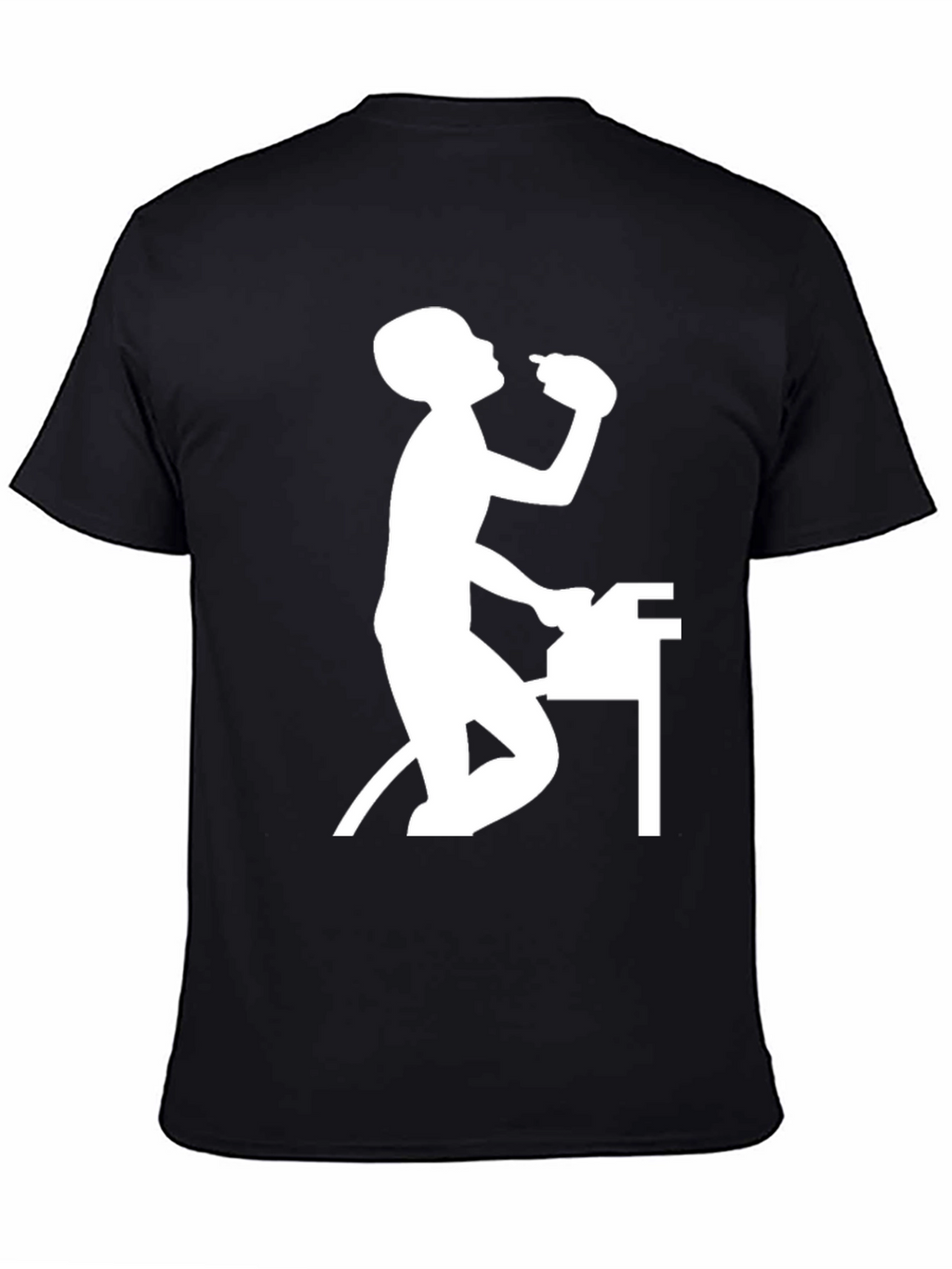 Funny Office Worker T-Shirt - Black