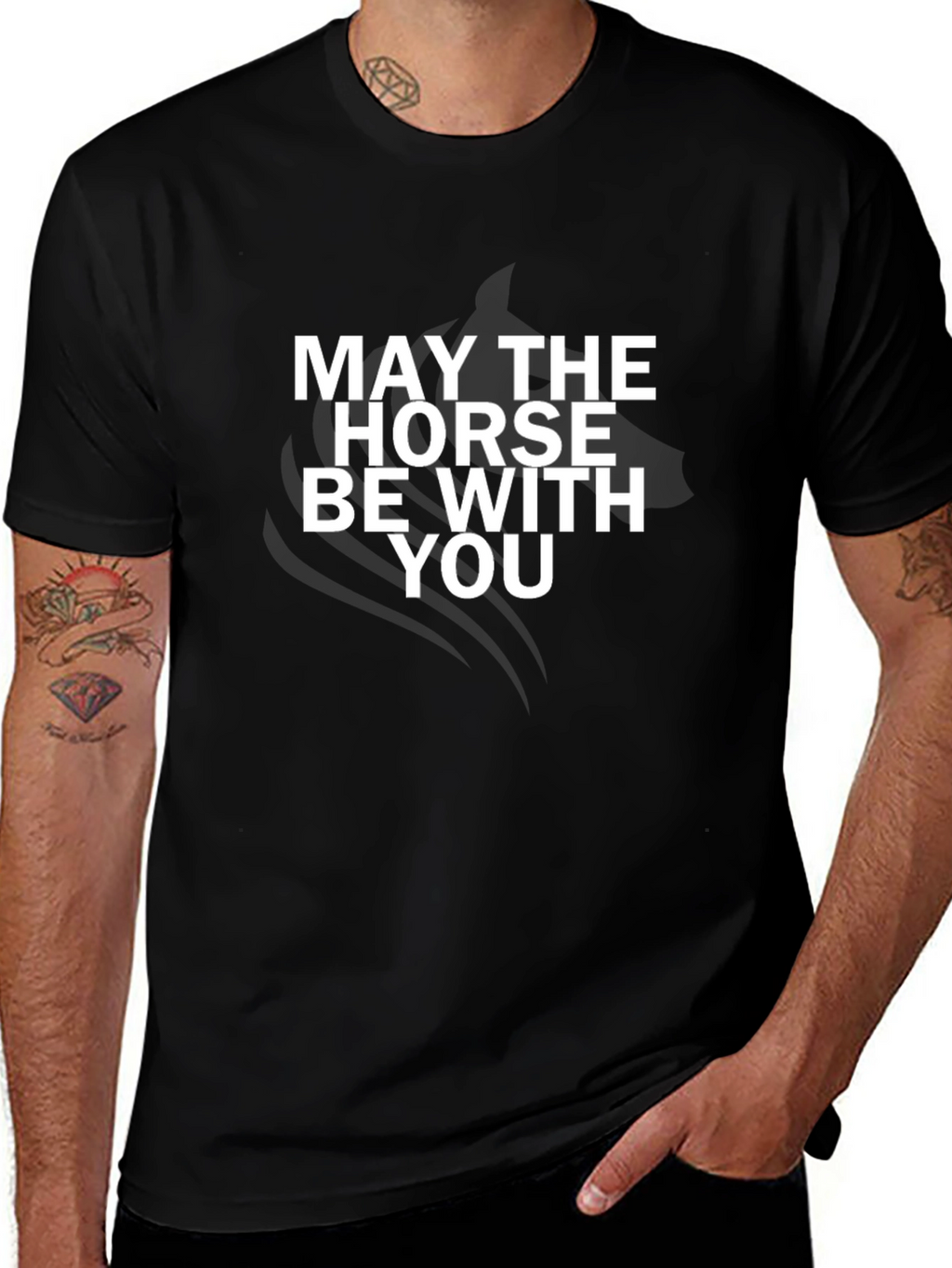 May the Horse Be With You Graphic Tee