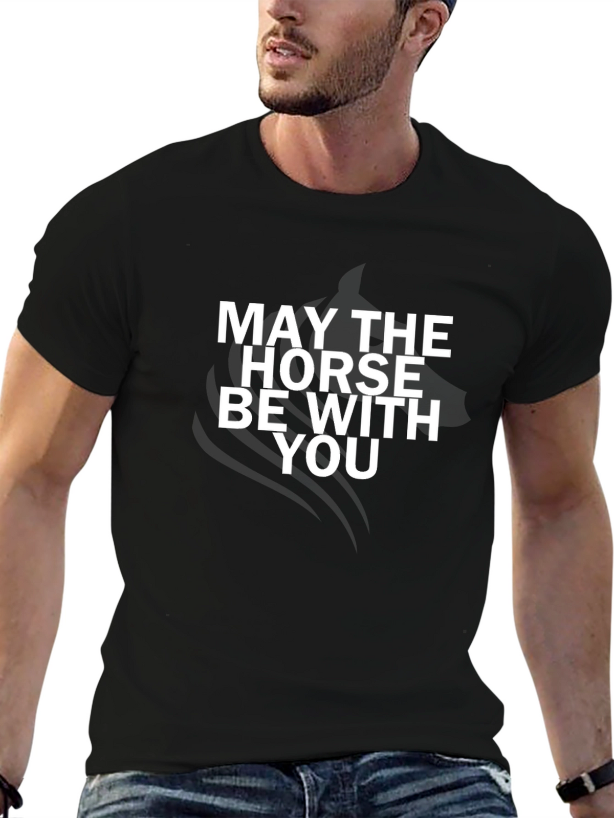 May the Horse Be With You Graphic Tee