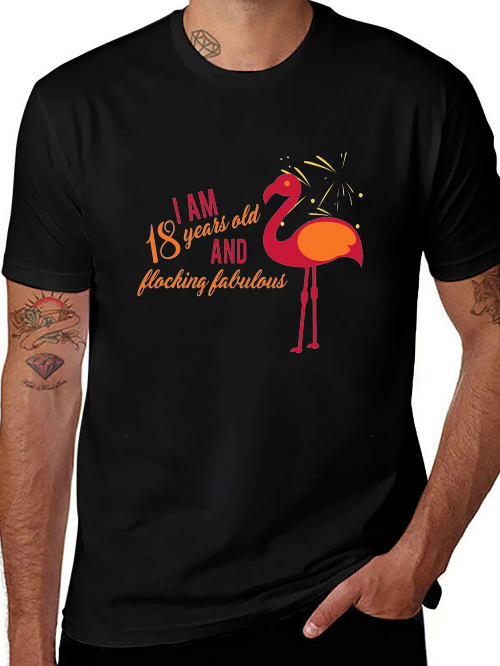 18th Birthday Flamingo T-Shirt