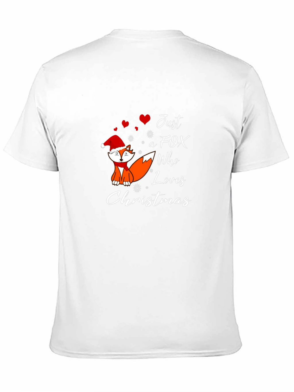 Just A Fox Who Loves Christmas T-Shirt
