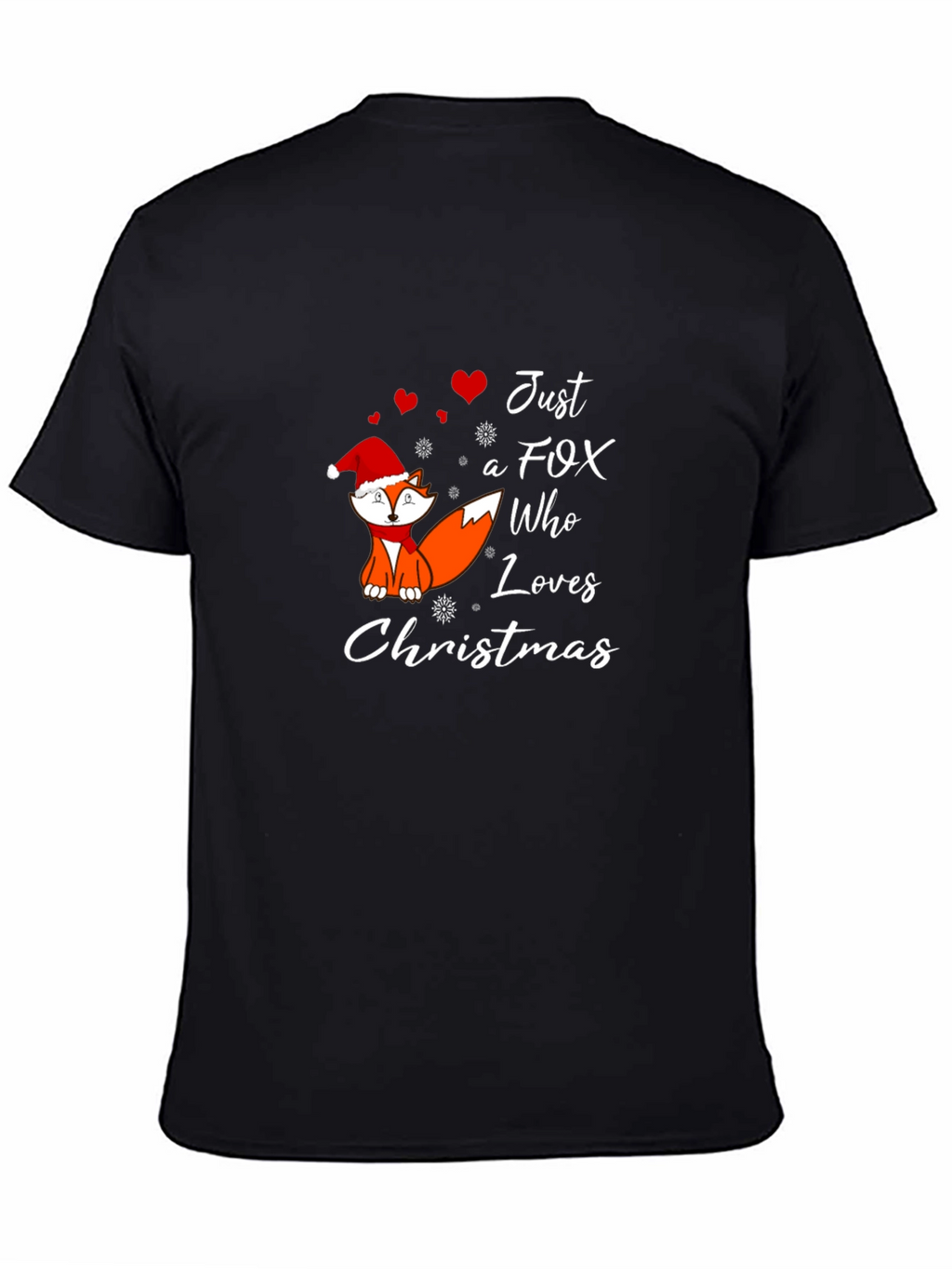 Just A Fox Who Loves Christmas T-Shirt