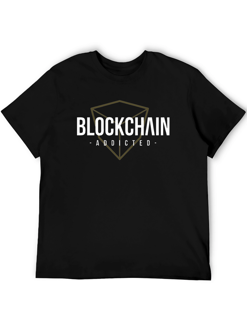 Blockchain Addicted Black T-Shirt