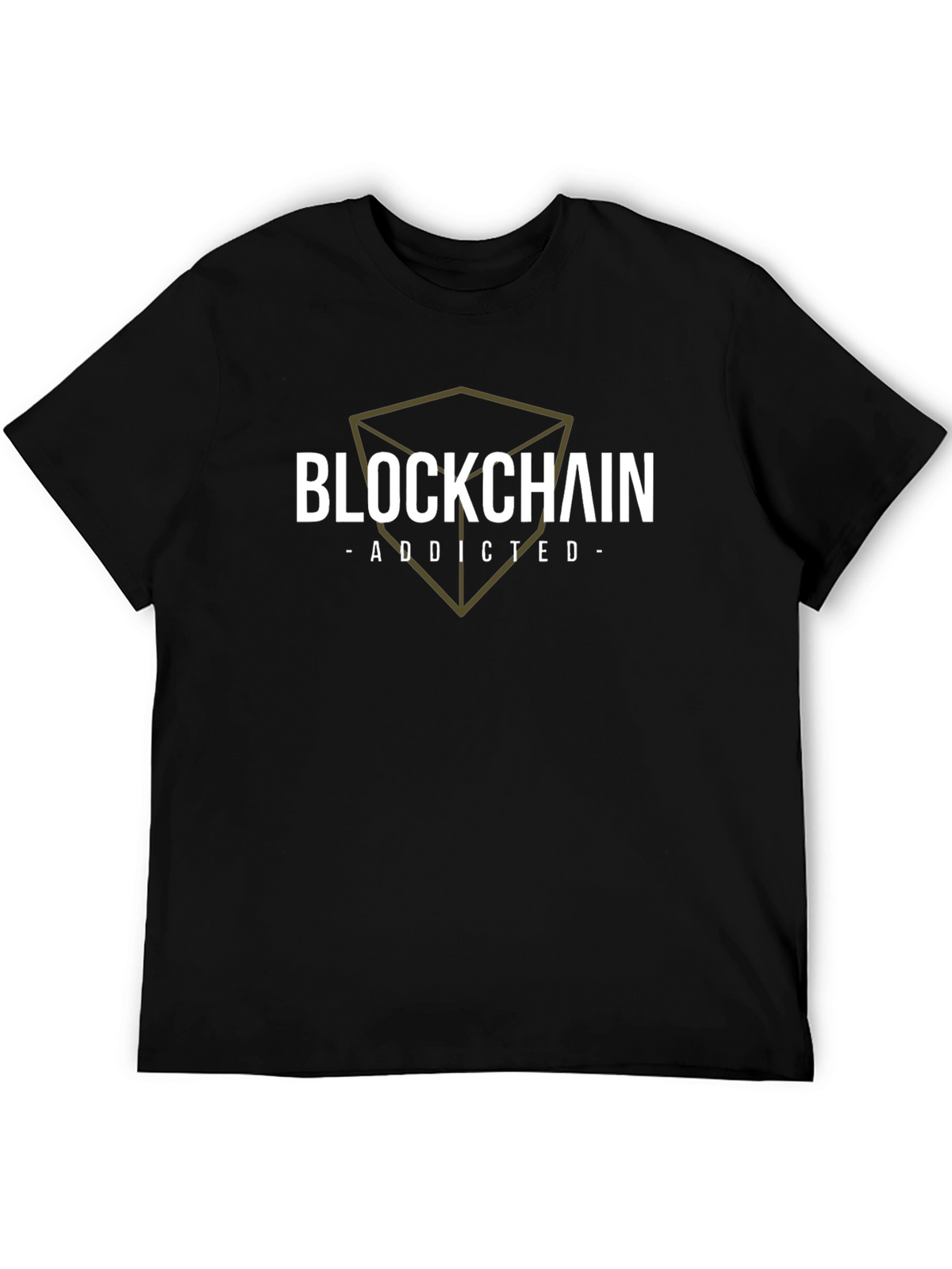 Blockchain Addicted Black T-Shirt