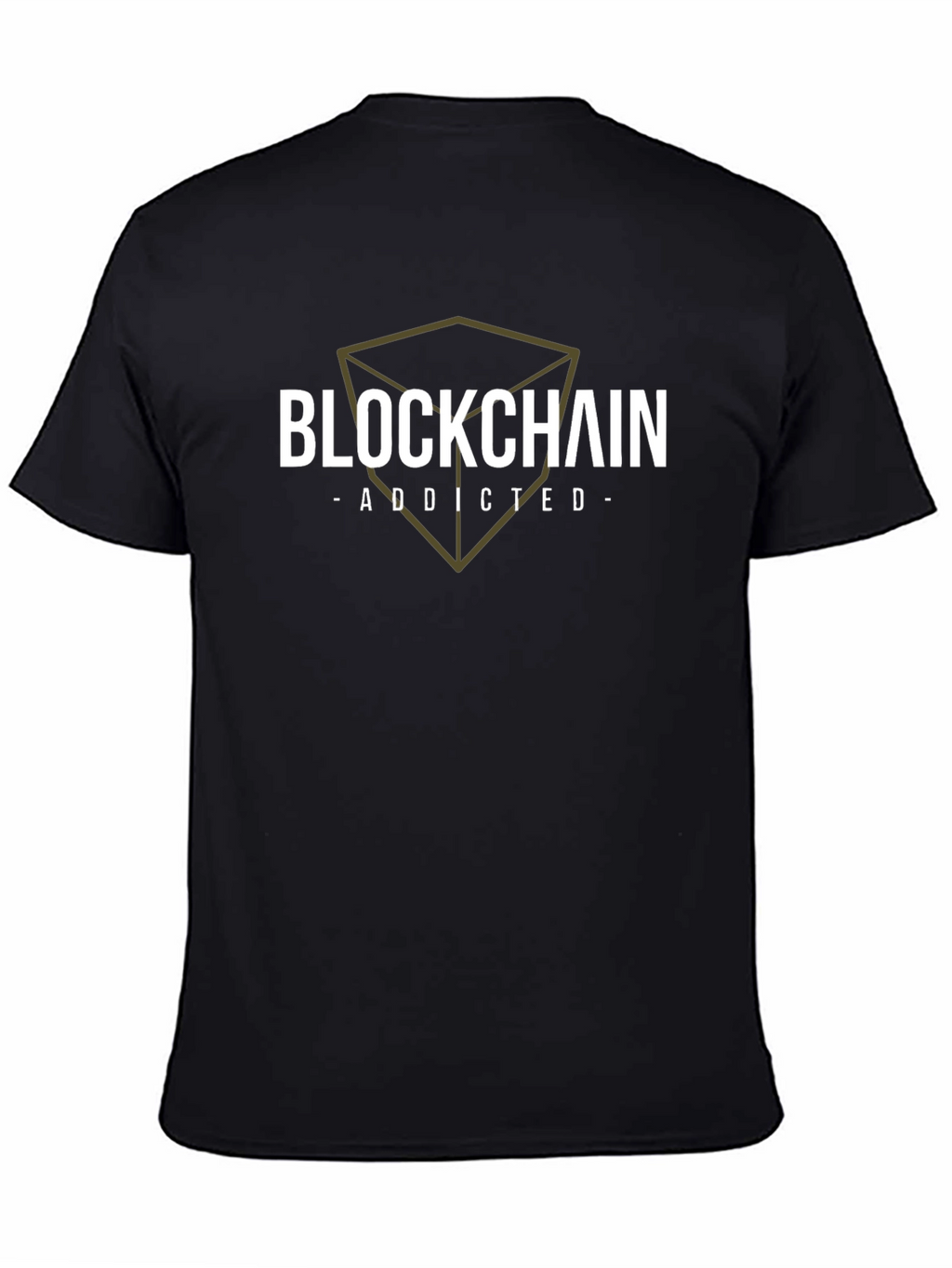 Blockchain Addicted Black T-Shirt