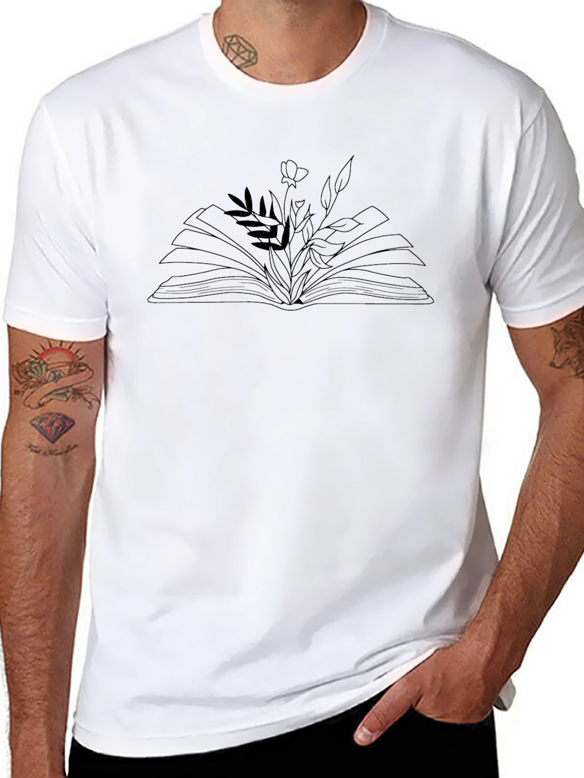 Botanical Book Graphic Tee