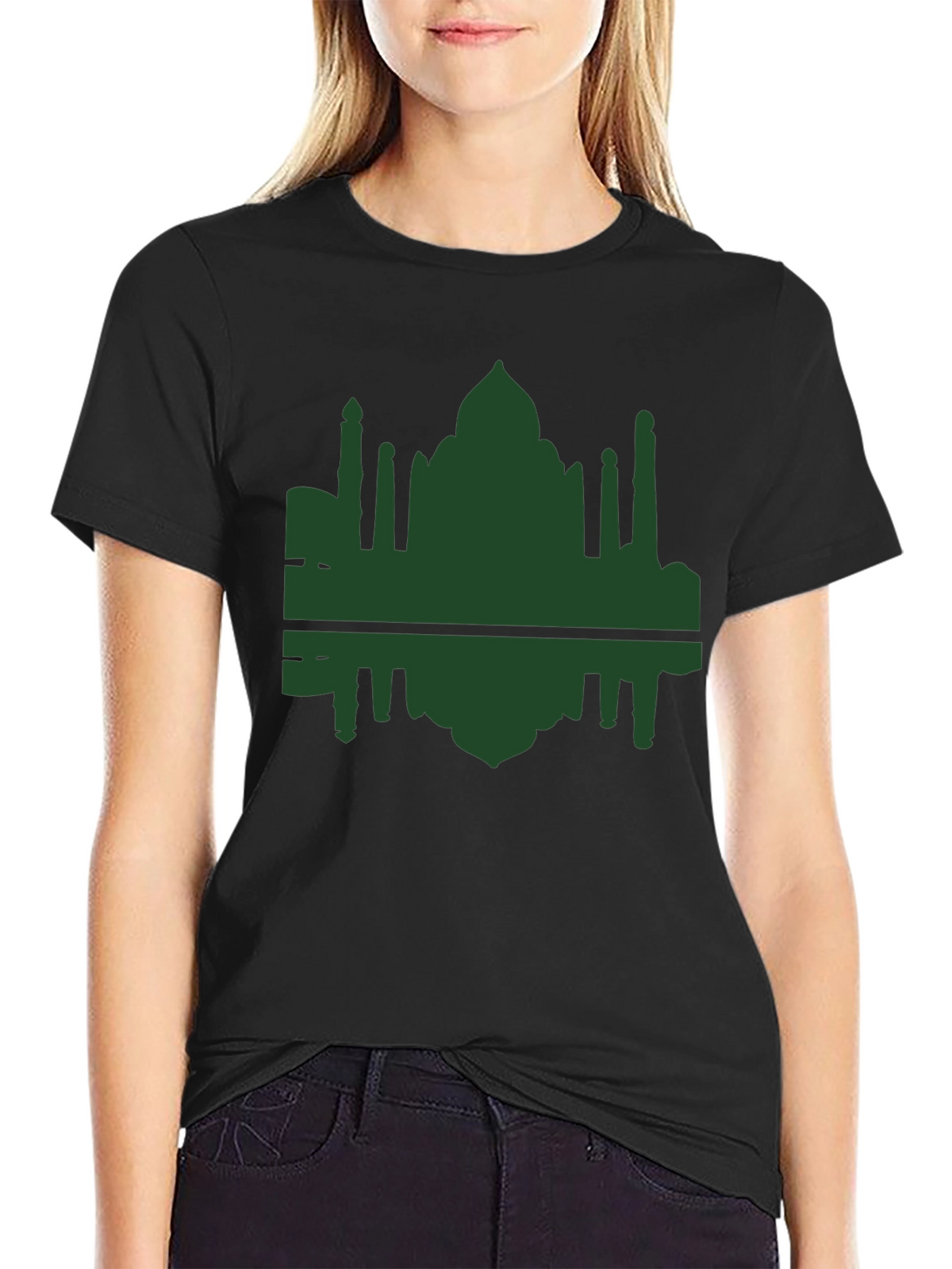 Taj Mahal Silhouette Graphic Tee