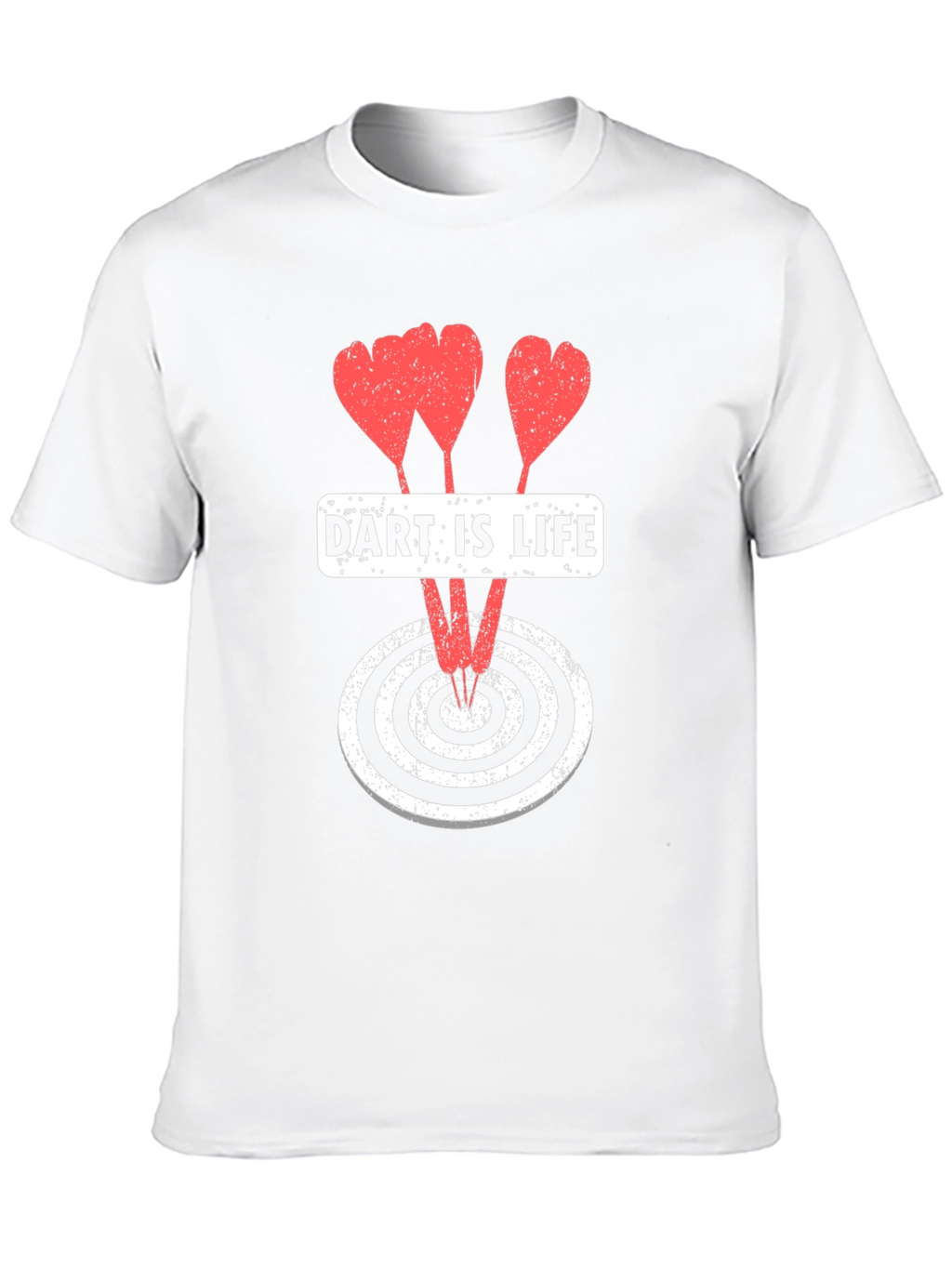 Dart Is Life Graphic Tee - Casual Black T-Shirt