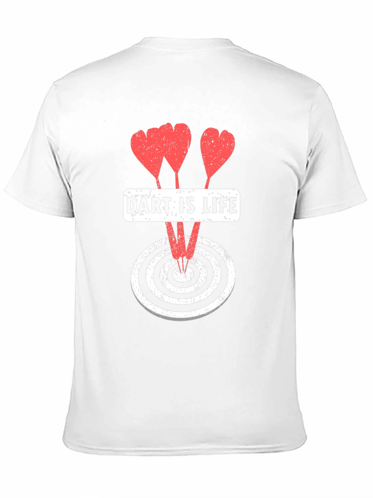 Dart Is Life Graphic Tee - Casual Black T-Shirt