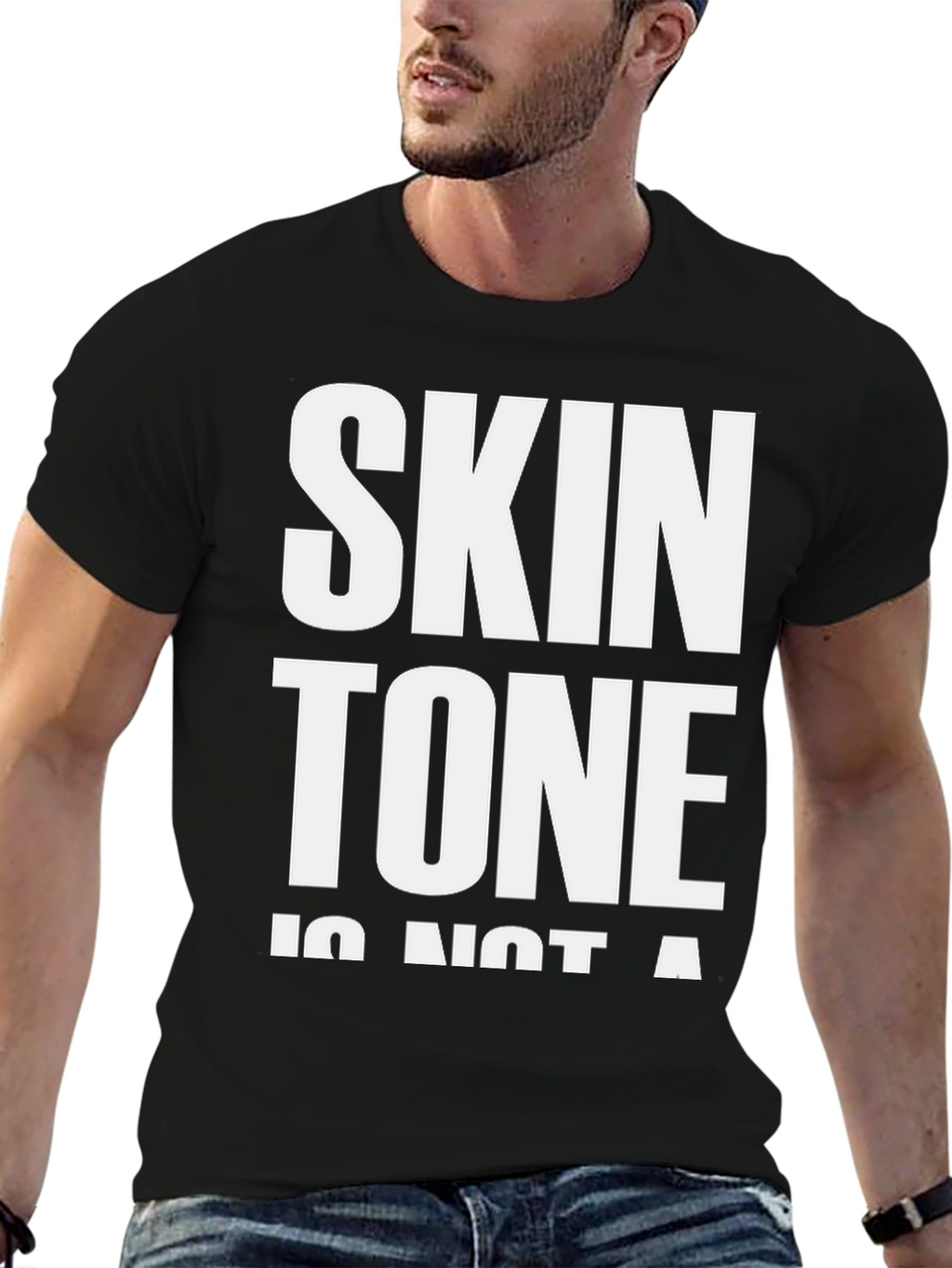 Skin Tone is Not a Crime T-Shirt - Black