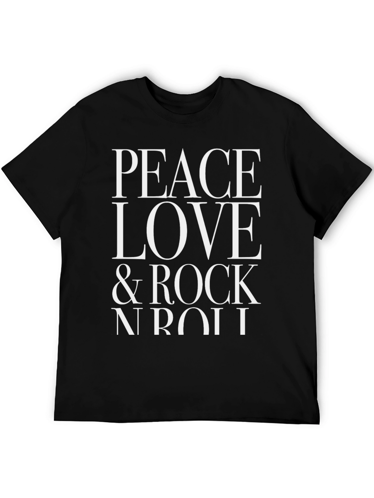Peace Love & Rock N Roll Graphic Tee