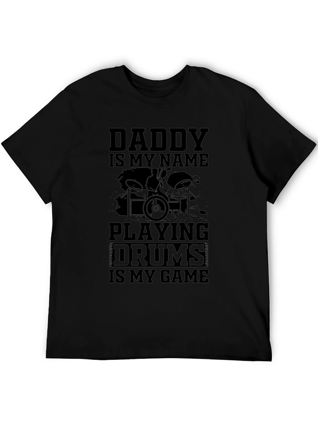 Daddy Drummer T-Shirt - Music Lover Tee